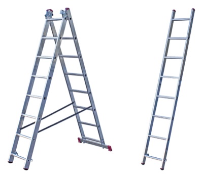 GAMMA reformladder 3x8 sporten tot 5,05 m huren bij HuurDirect, GAMMA
